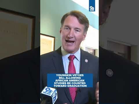 Youngkin vetoes bill allowing African American studies be counted toward graduation