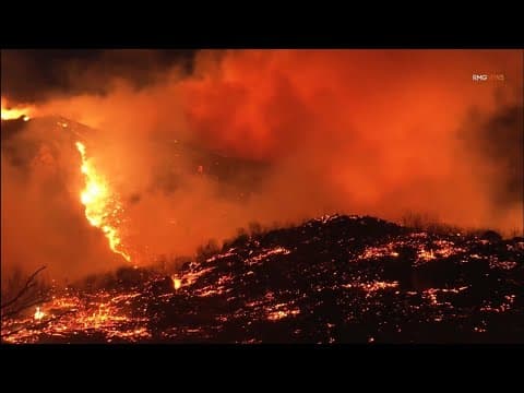 Malibu wildfire threatens homes, forces evacuations