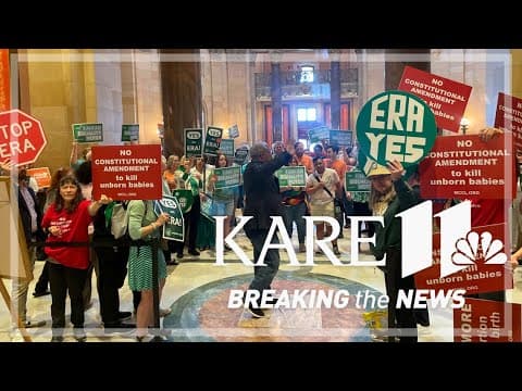 Proposed Minnesota Equal Rights Amendment draws rival crowds to Capitol for crucial votes