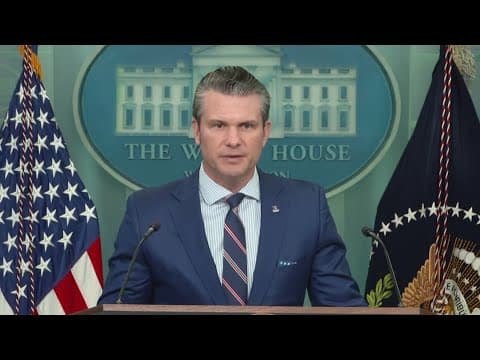 Now: Defense Secretary Pete Hegseth Holds Pentagon Press Conference