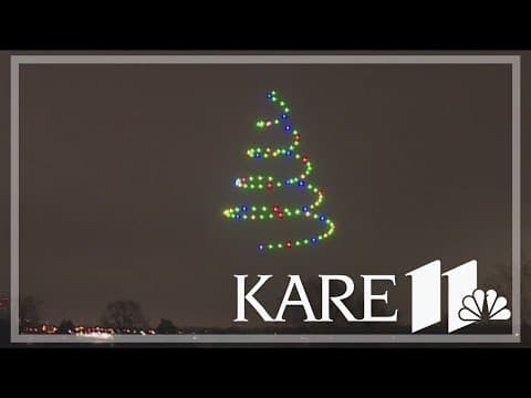 Drone show lights up Golden Valley sky