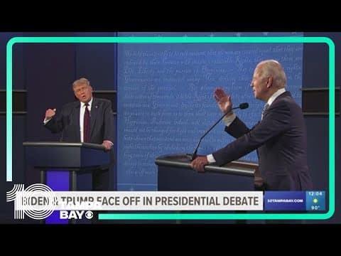 Biden and Trump to face off in presidential debate later tonight