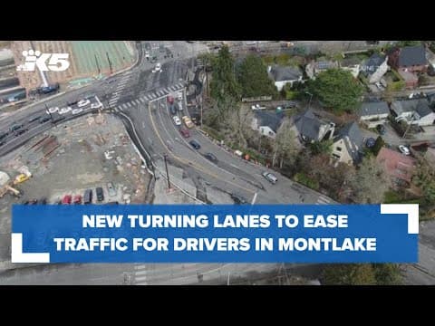 New turn lanes will ease access to 520 in Montlake