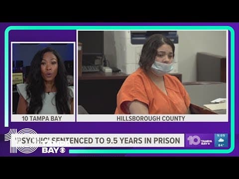 Tampa 'psychic' sentenced to 9.5 in prison for fraud, grand theft