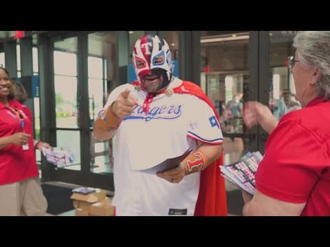 Texas Rangers fans beam with excitement on Opening Day at Globe Life Field