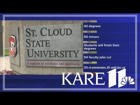 St. Cloud State announces final list of program cuts, staff reductions
