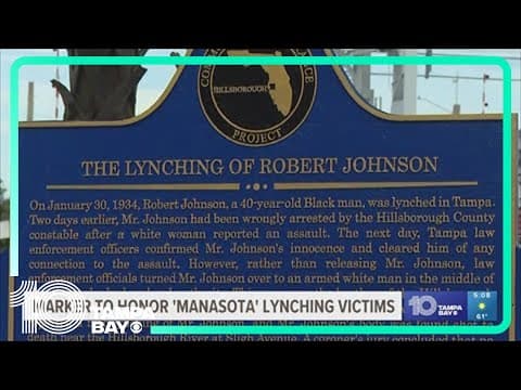 New historical markers honoring victims of lynching to be put up in Tampa Bay area