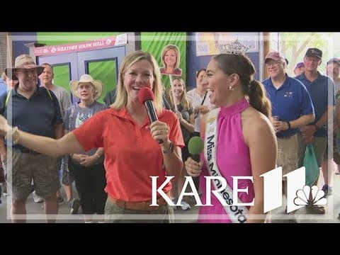 Miss Minnesota stops by the KARE 11 Barn