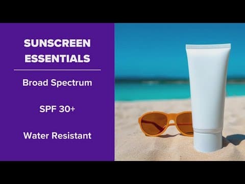 What to look for when choosing sunscreen