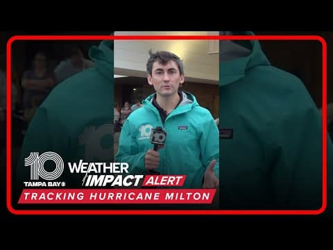 Families and pets in Venice evacuate to shelters ahead of #Milton #10tampabay #tampabay