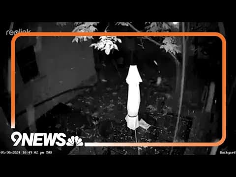 Huge Hail Falls in Denver's Capitol Hill Neighborhood