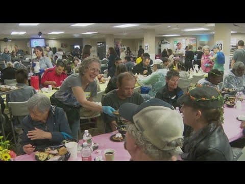Rain didn't stop folks from attending San Diego Rescue Mission's Easter event