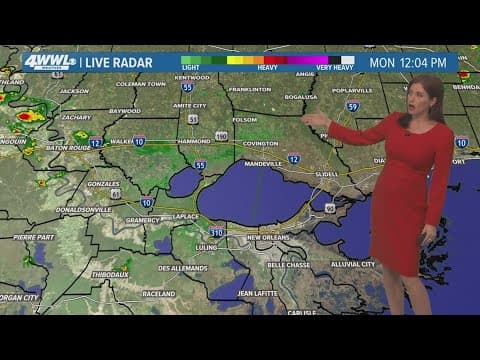 New Orleans Weather: Daily chance of rain and not too hot this week