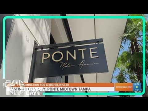 Ponte in Midtown Tampa among nominees for coveted Michelin star