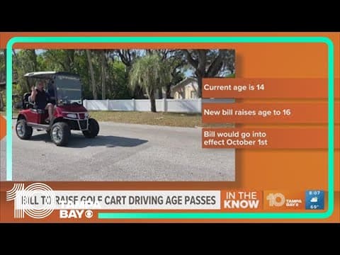 Bill to raise golf cart driving age passes