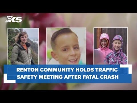 Renton community traffic safety meeting
