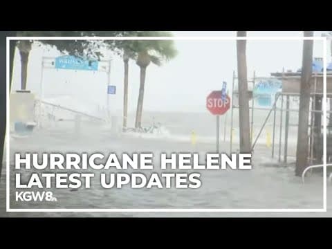 Latest on Hurricane Helene after making landfall in Florida
