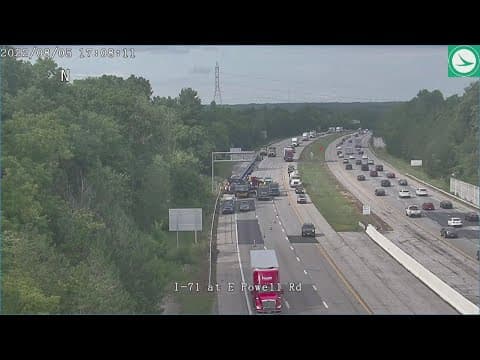 1 dead after concrete truck crashes on I-71 near Polaris