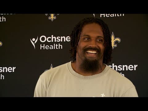 Saints Defensive Cam Jordan helping to kick off Super School Meals