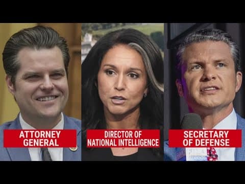 Trump rolls out picks for his Cabinet