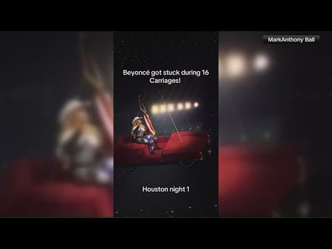 'Technical mishap' caused scare at Beyoncé's show in Houston