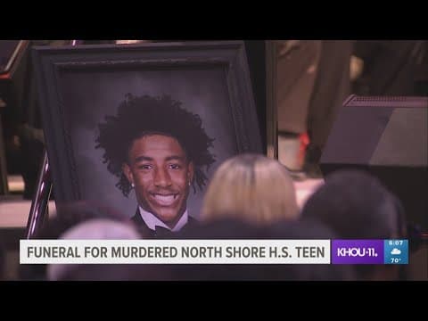 North Shore High School football player killed at party honored during celebration of life service