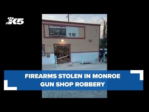 Firearms stolen from Monroe gun shop