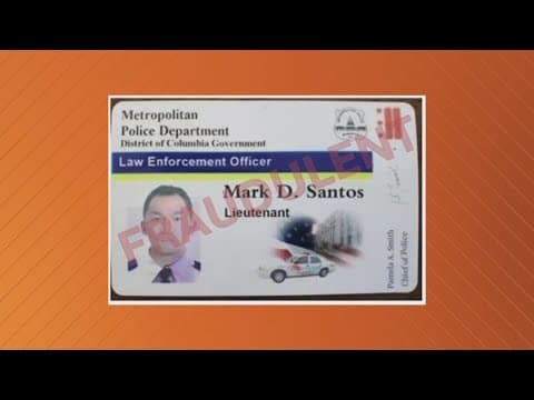 SCAM ALERT: Beware of people impersonating officers in DC