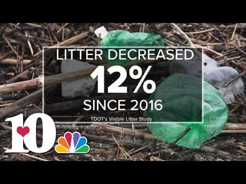 TDOT: Littering across TN decreased by around 12% since 2016