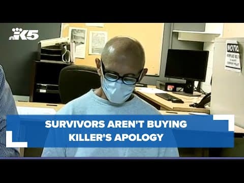 Survivors aren't buying killer's apology