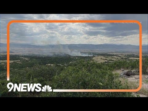 New brush fire burning in Douglas County