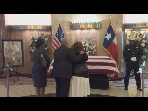 Team coverage: Houstonians honor Sylvester Turner during public viewing at City Hall