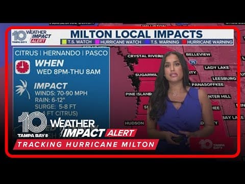 Hurricane Milton latest updates from 10 Tampa Bay
