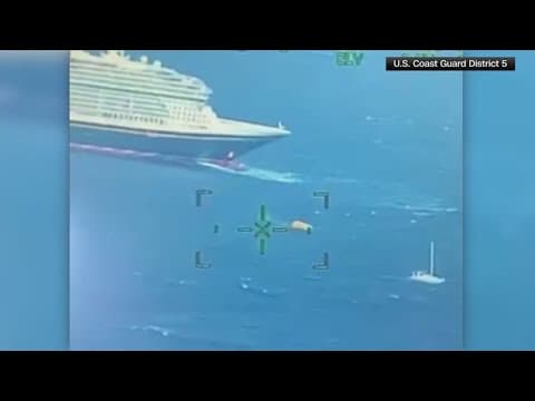 Disney and the Coast Gaurd team up to help sinking boat