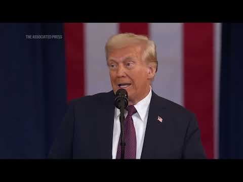 Trump declares that 'the golden age of America begins right now' after swearing presidential oath