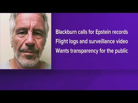 Sen. Blackburn asks FBI to release 'little black book' in Jeffrey Epstein sex-trafficking case