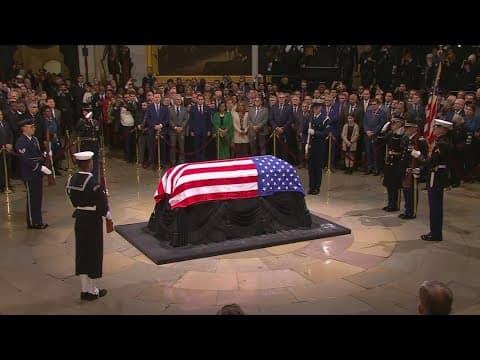 Congress pays respects to Jimmy Carter at U.S. Capitol