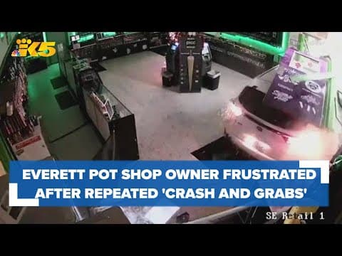 Broken into 4 times in 1 month, Everett pot shop owner pushes for change