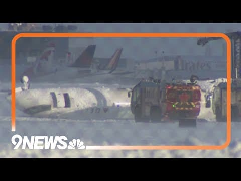 All 80 aboard Delta flight survive after jet flips upon arrival in Toronto