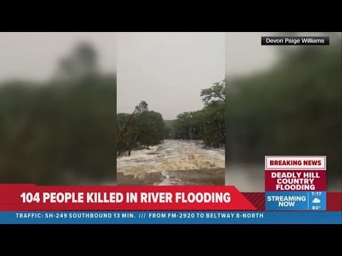 Camp Mystic campers singing on bus as they're evacuated from flooding