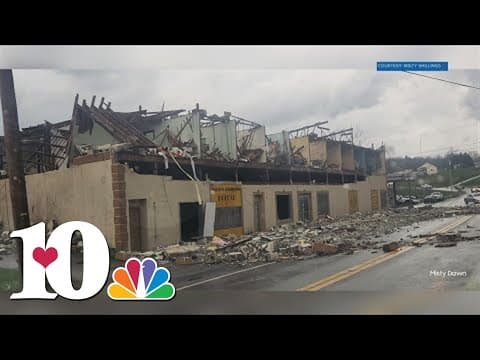 Sunbright community gets hit by "extremely dangerous tornado"