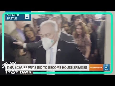 Scalise ends House Speaker bid