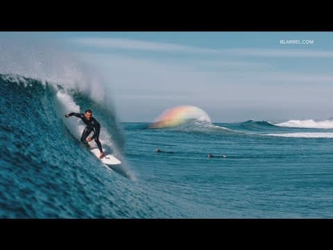 San Diego photographer dives into danger to capture photos in Black's Beach waves