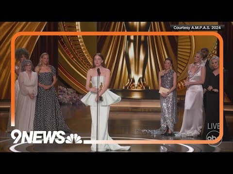 Emma Stone wins second career best actress Oscar for 'Poor Things'