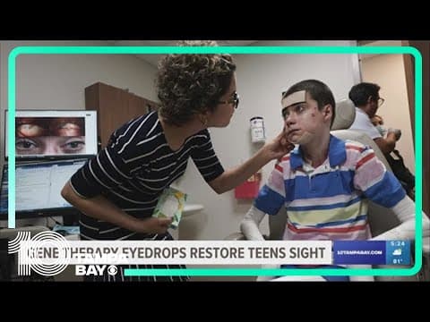 Millions could benefit as teen's restored sight proves effectiveness of gene therapy eyedrops