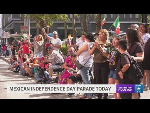 Mexican Independence Day parade takes place in downtown Houston