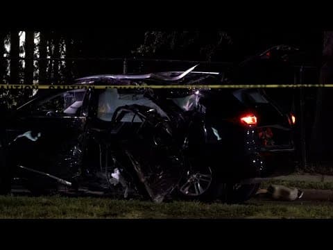 HPD update: 14-year-old killed after juvenile crashed SUV into tree in southwest Houston