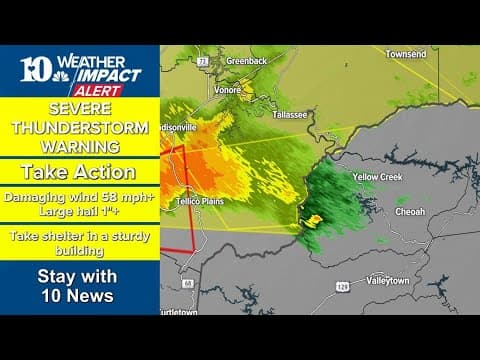 Watch Live || Tracking severe storms across East Tennessee