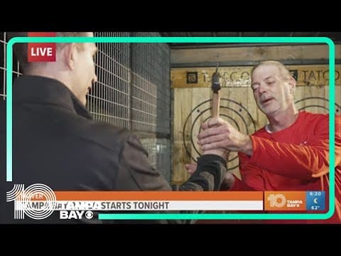 Axe-throwing one of many experiences at the Tampa Bay Rodeo & Family Festival