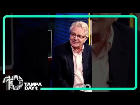 Jerry Springer joins Jabari Thomas on set in 2020